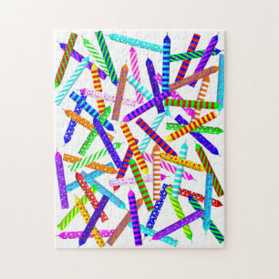 60. Geburtstagskandle-Puzzle Puzzle