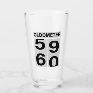 60. GeburtstagskolDOMETER Glas