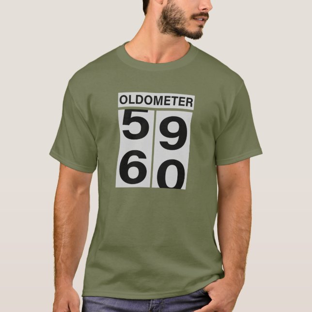 60. GeburtstagskolDOMETER T-Shirt (Vorderseite)