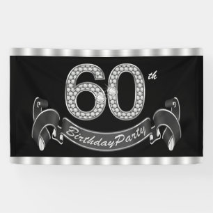 60. Geburtstagsparty Banner