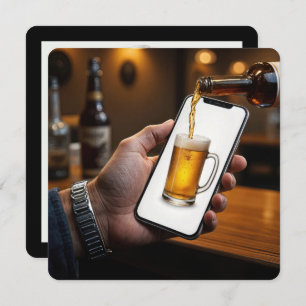 60. Geburtstagsparty Bierbraut Tasse Einladung