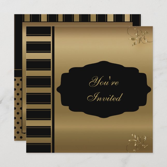 60. Geburtstagsparty | DIY Text Einladung (Vorne/Hinten)