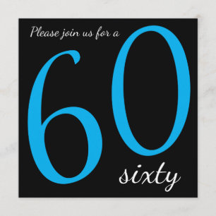 60. Geburtstagsparty   DIY Text Einladung
