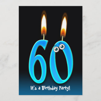 60. Geburtstagsparty Einladung