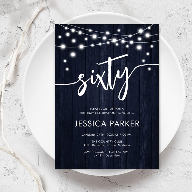 60. Geburtstagsparty Einladung (Von Creator hochgeladen)