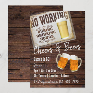 60. Geburtstagsparty Einladung zum Bierwettbewerb