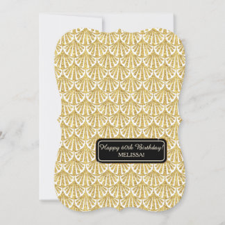 60. Geburtstagsparty Glam Great Gatsby Style Einladung