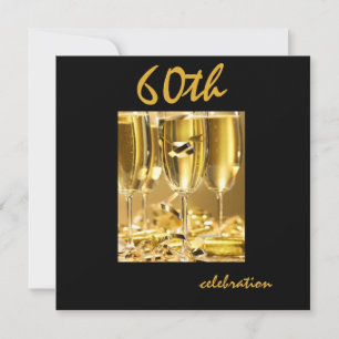 60. Geburtstagsparty Personalisierte Einladung