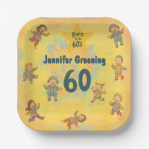 60. Geburtstagsparty Retro geboren in den 60er Jah