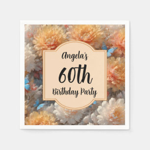 60. Geburtstagsparty Serviette