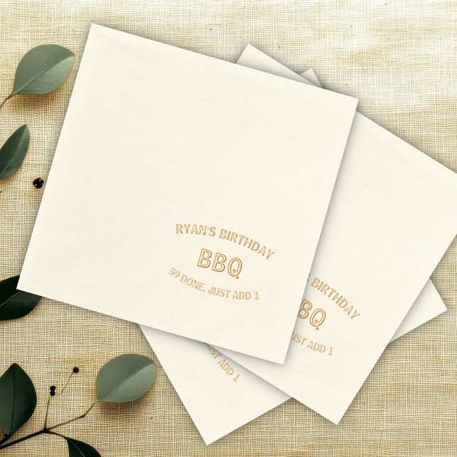 60 GRILLEN zum Geburtstag Servietten Mit Folie (Von Creator hochgeladen)