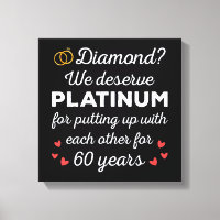60. Hochzeitstag I - Diamond Funny Couple