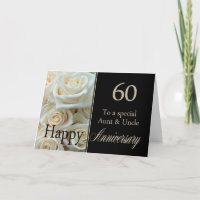 60. Hochzeitstag Tante & Onkel Rose