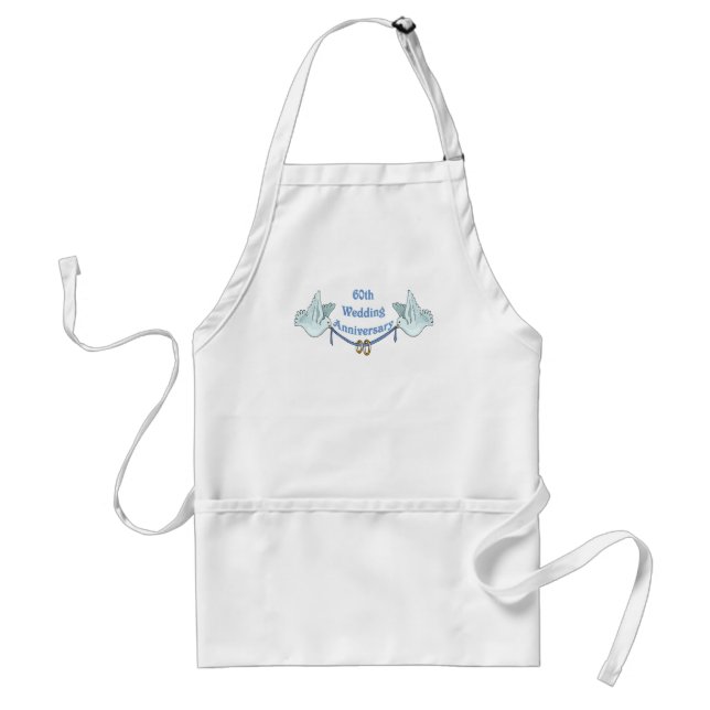 60. Hochzeitstaggeschenke t Schürze (Vorne)