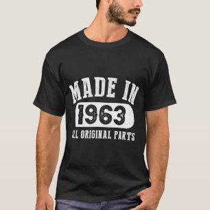 60 Jahre alt 1963 alle Originalteile - 60 t T-Shirt