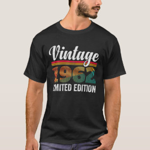 60 Jahre alt 60. Geburtstag Vintag 1962 für Männer T-Shirt
