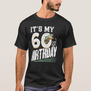 60 Jahre alt Fischerei Fischer Angler 60. Geburtst T-Shirt