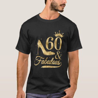 60 Jahre alt Geschenke T-Shirt für Frauen 60 und