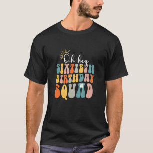 60 Jahre alt Junge Mädchen Retro Groovy 60. Geburt T-Shirt