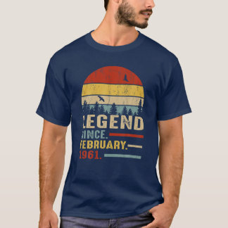 60 Jahre alt Retro Geburtstagsgeschenk Legende sei T-Shirt