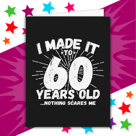 60 Jahre alt Sarcastic Meme Funny 60. Geburtstag Karte