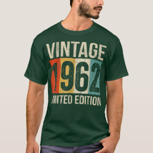 60 Jahre alt Vintag 1962 Limited Edition 60. Bir T-Shirt