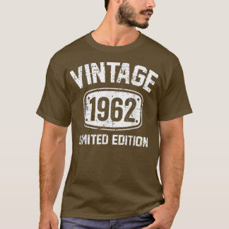 60 Jahre alt Vintag 1962 Limited Edition 60. Bir T-Shirt