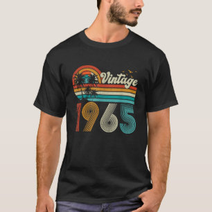 60 Jahre Alte Geschenke Vintag 1965 Gewittert 60. T-Shirt
