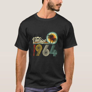 60 Jahre alte Geschenke Vintag Geboren 1964 Retro  T-Shirt