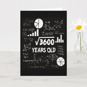 60 Jahre alte Mathe-Lehrerin zum 60. Geburtstag Karte