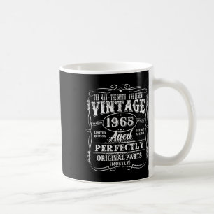 60 Jahre alte Vintage 1965 Mann Mythos Legende 60. Kaffeetasse