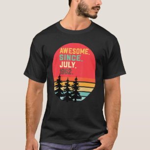 60 Jahre alte Vintage Legende seit Juli 1962 60. T-Shirt