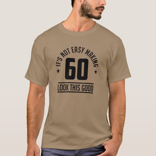 60 Jahre alter Geburtstag Grafik T-Shirt (Vorderseite)