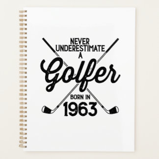 60 Jahre alter Golfer Golfing 1963 Golfer's 60. Planer