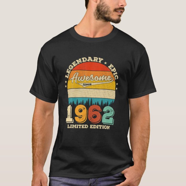 60 Jahre alter legendärer Epic Seit 1962 Phantasti T-Shirt (Vorderseite)