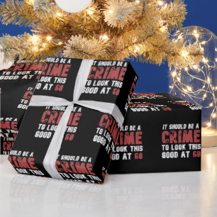 60 Jahre alter Witz 60. Geburtstag gestört Geschenkpapier