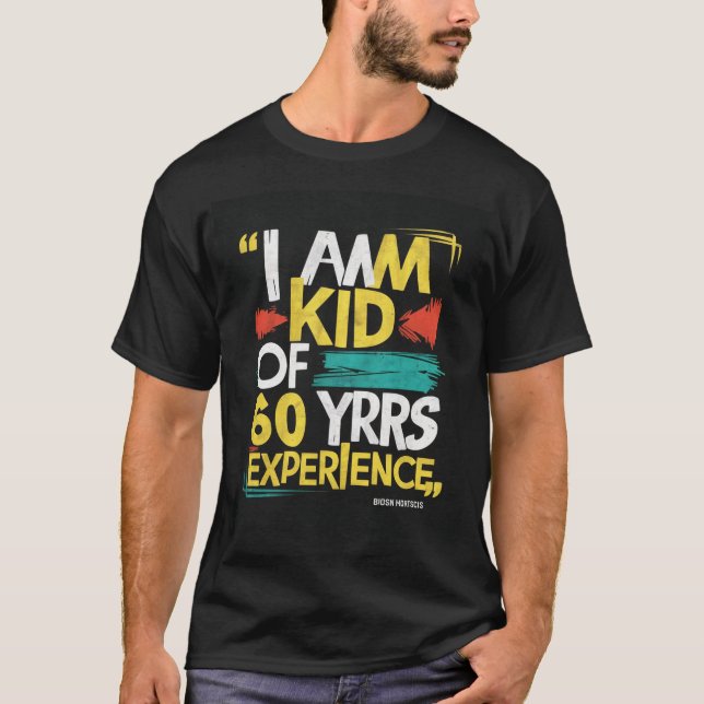 60 Jahre Kid T Shirt (Vorderseite)