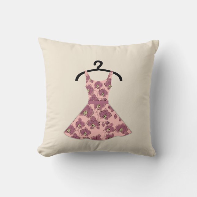 60 Jahre, Kleid Kissen (Vorderseite)