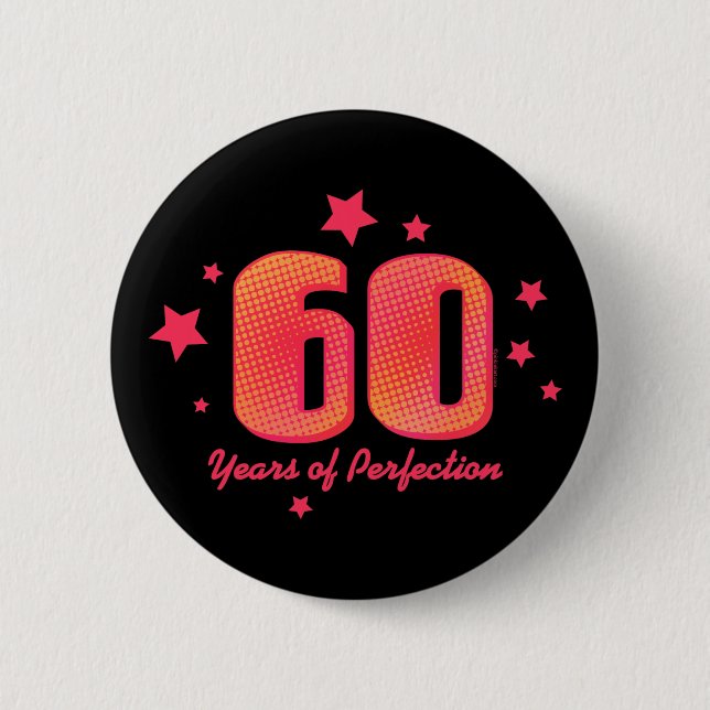 60 Jahre Perfektion Button (Vorderseite)