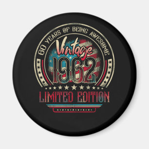60 Jahre Phantastisch 60. Geburtstag Vintag 1962 U Magnet