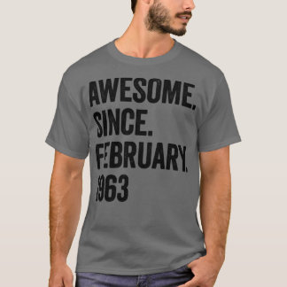 60 Jahre Phantastisch seit Februar 1963 60. Geburt T-Shirt