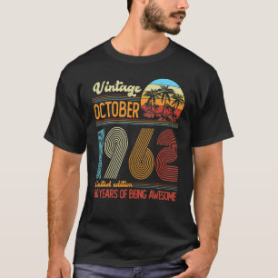 60 Jahre Phantastisch seit Oktober 1962 60. Geburt T-Shirt