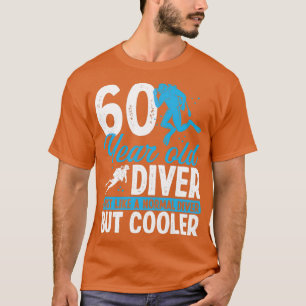 60 Jahre Scuba Diver Schnorchel 60 Geburtstag T-Shirt