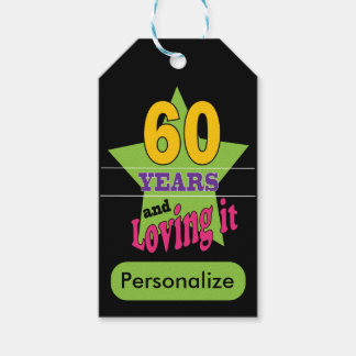 60 Jahre und Liebe - 60. Geburtstag Geschenkanhänger