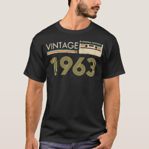 60 Jahre Vintag 1963 60. Geburtstag 17 T-Shirt