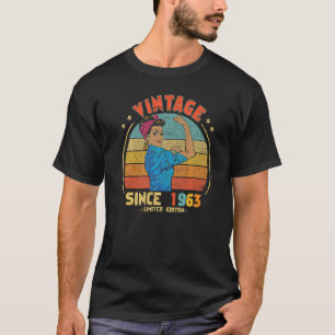 60 Jahre Vintag 1963 60. Geburtstag 19 T-Shirt