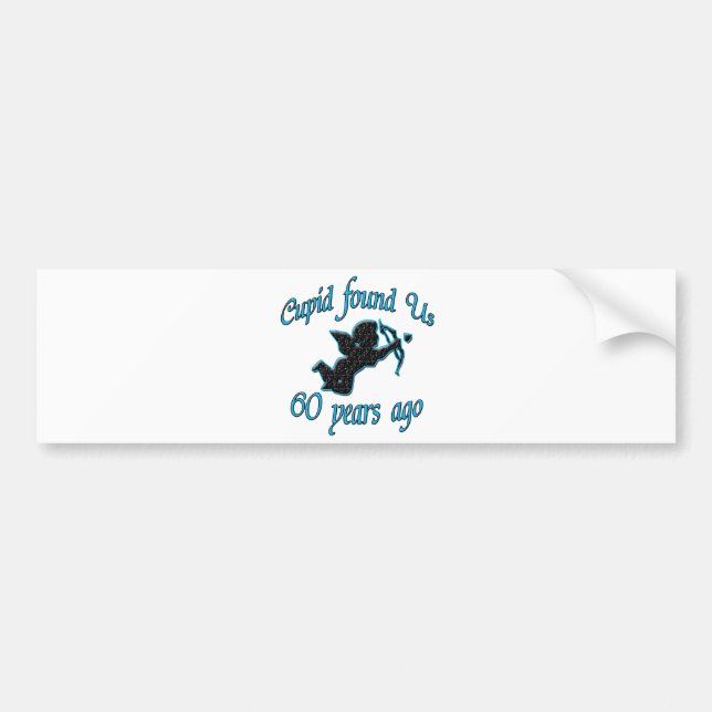 60. Jahrestag Autoaufkleber (Vorne)