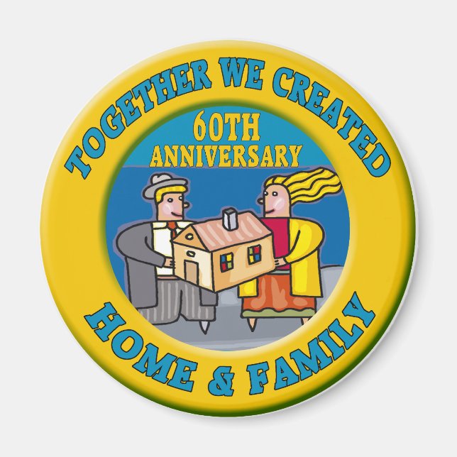 60. Jahrestag Magnet (Vorne)