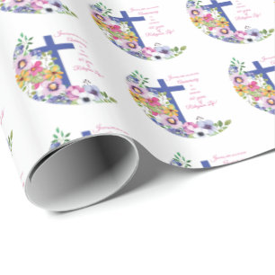 60. Jahrestag, Nun, Religious Life Cross Geschenkpapier