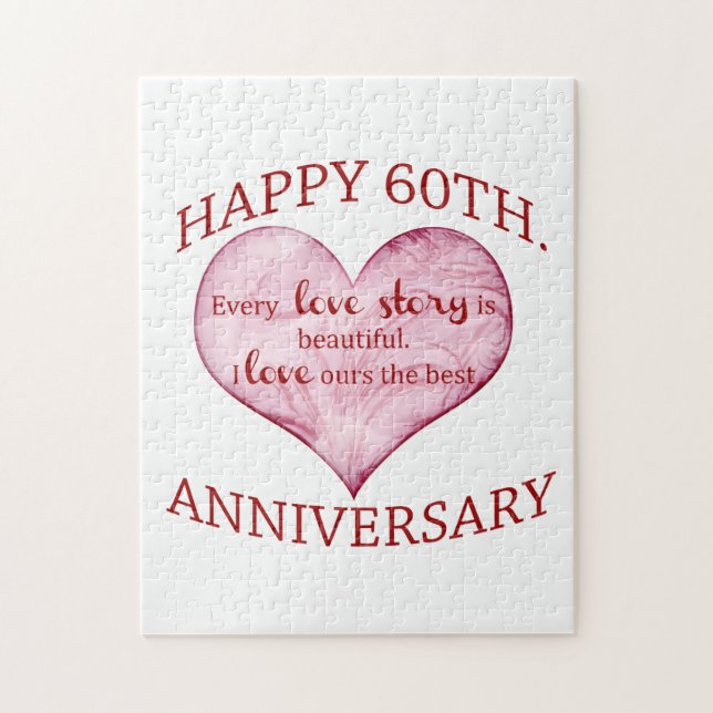 60. Jahrestag Puzzle (Vertikal)